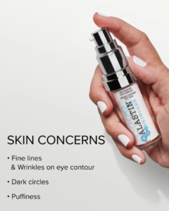 • Medical-grade Restorative Eye Complex for fine lines, dark circles, and under-eye hydration